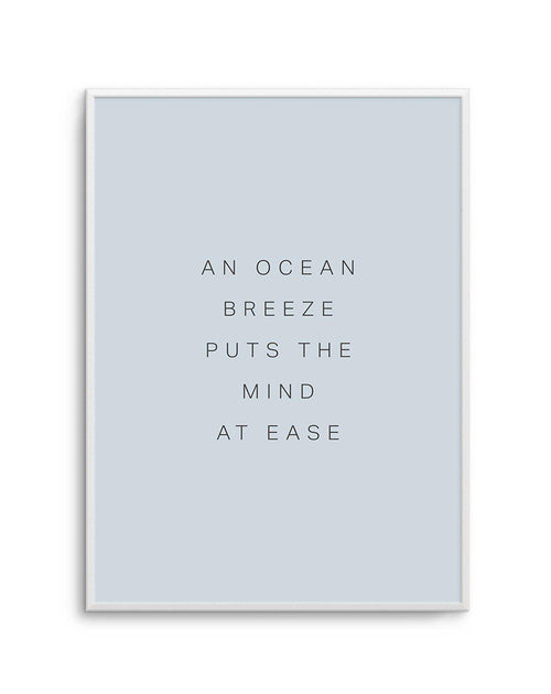 An Ocean Breeze Art Print-PRINT-Olive et Oriel-Olive et Oriel-A5 | 5.8" x 8.3" | 14.8 x 21cm-Unframed Art Print-With White Border-Buy-Australian-Art-Prints-Online-with-Olive-et-Oriel-Your-Artwork-Specialists-Austrailia-Decorate-With-Coastal-Photo-Wall-Art-Prints-From-Our-Beach-House-Artwork-Collection-Fine-Poster-and-Framed-Artwork