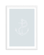 Anchor | 2 Colour Options Art Print-PRINT-Olive et Oriel-Olive et Oriel-A5 | 5.8" x 8.3" | 14.8 x 21cm-White-With White Border-Buy-Australian-Art-Prints-Online-with-Olive-et-Oriel-Your-Artwork-Specialists-Austrailia-Decorate-With-Coastal-Photo-Wall-Art-Prints-From-Our-Beach-House-Artwork-Collection-Fine-Poster-and-Framed-Artwork