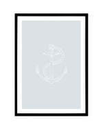 Anchor | 2 Colour Options Art Print-PRINT-Olive et Oriel-Olive et Oriel-A5 | 5.8" x 8.3" | 14.8 x 21cm-Black-With White Border-Buy-Australian-Art-Prints-Online-with-Olive-et-Oriel-Your-Artwork-Specialists-Austrailia-Decorate-With-Coastal-Photo-Wall-Art-Prints-From-Our-Beach-House-Artwork-Collection-Fine-Poster-and-Framed-Artwork