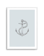 Anchor | 2 Colour Options Art Print-PRINT-Olive et Oriel-Olive et Oriel-Buy-Australian-Art-Prints-Online-with-Olive-et-Oriel-Your-Artwork-Specialists-Austrailia-Decorate-With-Coastal-Photo-Wall-Art-Prints-From-Our-Beach-House-Artwork-Collection-Fine-Poster-and-Framed-Artwork