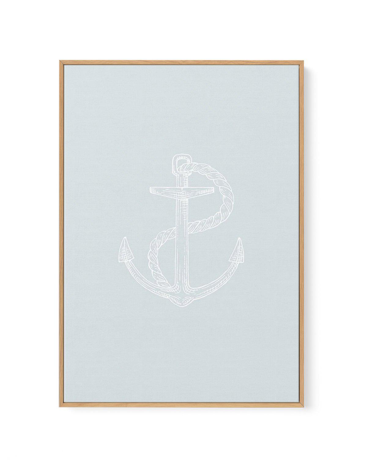 Anchor | 2 Colour Options | Framed Canvas-CANVAS-You can shop wall art online with Olive et Oriel for everything from abstract art to fun kids wall art. Our beautiful modern art prints and canvas art are available from large canvas prints to wall art paintings and our proudly Australian artwork collection offers only the highest quality framed large wall art and canvas art Australia - You can buy fashion photography prints or Hampton print posters and paintings on canvas from Olive et Oriel and 