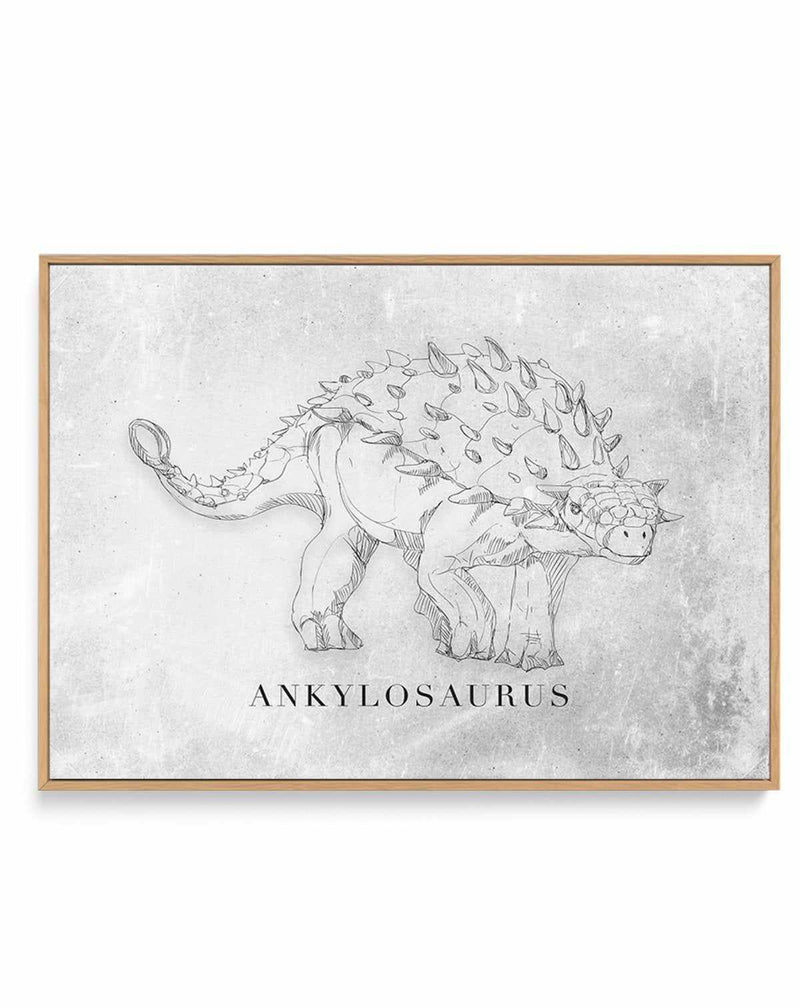 Ankylosaurus LS | Dinosaur Collection | Framed Canvas-CANVAS-You can shop wall art online with Olive et Oriel for everything from abstract art to fun kids wall art. Our beautiful modern art prints and canvas art are available from large canvas prints to wall art paintings and our proudly Australian artwork collection offers only the highest quality framed large wall art and canvas art Australia - You can buy fashion photography prints or Hampton print posters and paintings on canvas from Olive e