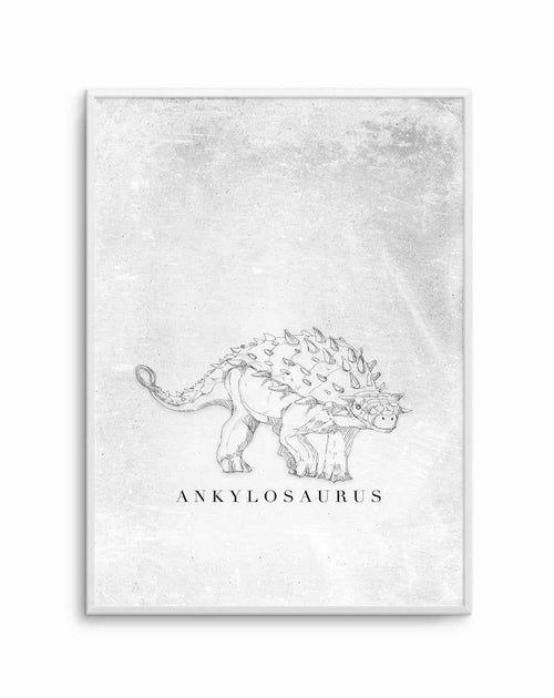 Ankylosaurus PT | Dinosaur Collection Art Print-PRINT-Olive et Oriel-Olive et Oriel-A5 | 5.8" x 8.3" | 14.8 x 21cm-Unframed Art Print-With White Border-Buy-Australian-Art-Prints-Online-with-Olive-et-Oriel-Your-Artwork-Specialists-Austrailia-Decorate-With-Coastal-Photo-Wall-Art-Prints-From-Our-Beach-House-Artwork-Collection-Fine-Poster-and-Framed-Artwork
