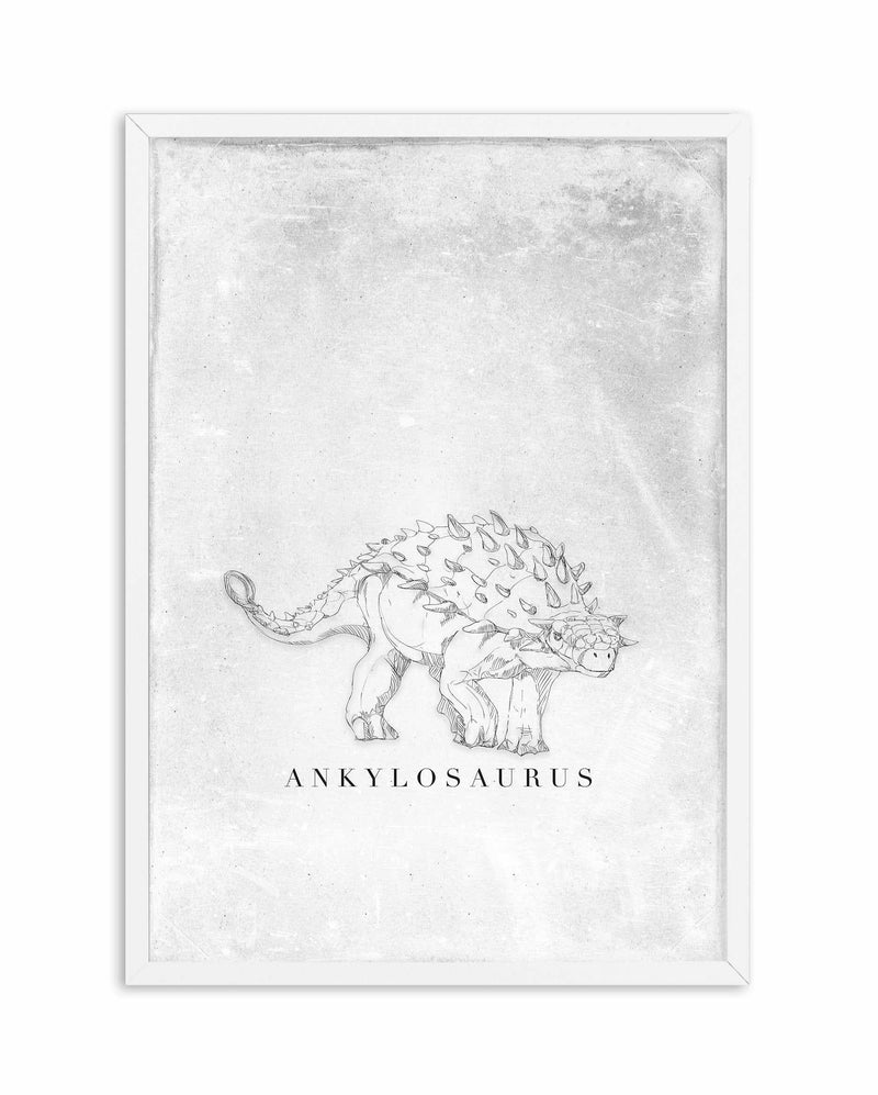 Ankylosaurus PT | Dinosaur Collection Art Print-PRINT-Olive et Oriel-Olive et Oriel-A5 | 5.8" x 8.3" | 14.8 x 21cm-White-With White Border-Buy-Australian-Art-Prints-Online-with-Olive-et-Oriel-Your-Artwork-Specialists-Austrailia-Decorate-With-Coastal-Photo-Wall-Art-Prints-From-Our-Beach-House-Artwork-Collection-Fine-Poster-and-Framed-Artwork