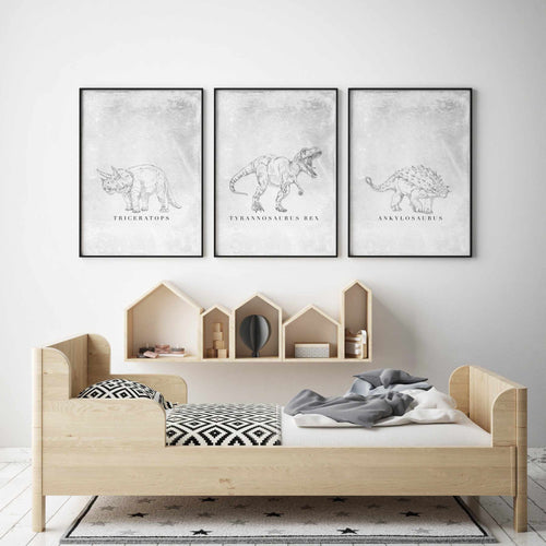 Ankylosaurus PT | Dinosaur Collection Art Print-PRINT-Olive et Oriel-Olive et Oriel-Buy-Australian-Art-Prints-Online-with-Olive-et-Oriel-Your-Artwork-Specialists-Austrailia-Decorate-With-Coastal-Photo-Wall-Art-Prints-From-Our-Beach-House-Artwork-Collection-Fine-Poster-and-Framed-Artwork