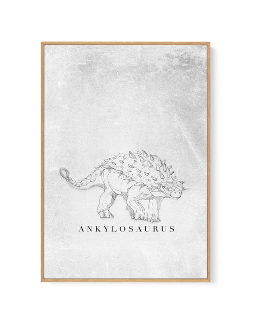 Ankylosaurus PT | Dinosaur Collection | Framed Canvas-CANVAS-You can shop wall art online with Olive et Oriel for everything from abstract art to fun kids wall art. Our beautiful modern art prints and canvas art are available from large canvas prints to wall art paintings and our proudly Australian artwork collection offers only the highest quality framed large wall art and canvas art Australia - You can buy fashion photography prints or Hampton print posters and paintings on canvas from Olive e