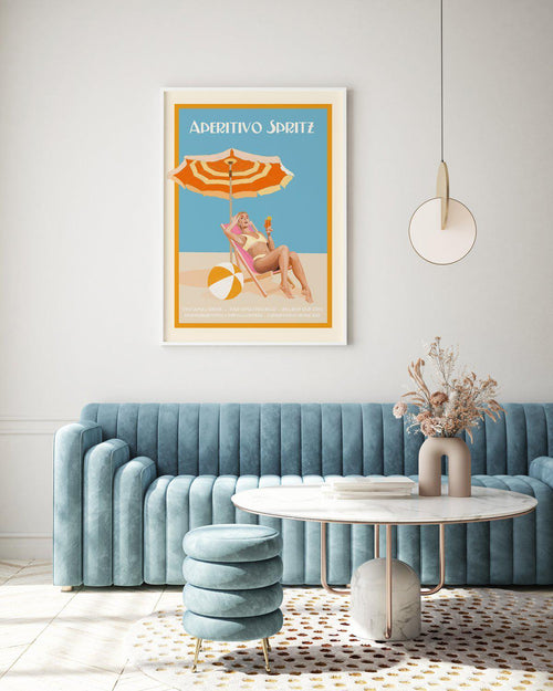 Aperitivo Spritz By Jenny Liz Rome Art Print-PRINT-Olive et Oriel-Olive et Oriel-Buy-Australian-Art-Prints-Online-with-Olive-et-Oriel-Your-Artwork-Specialists-Austrailia-Decorate-With-Coastal-Photo-Wall-Art-Prints-From-Our-Beach-House-Artwork-Collection-Fine-Poster-and-Framed-Artwork