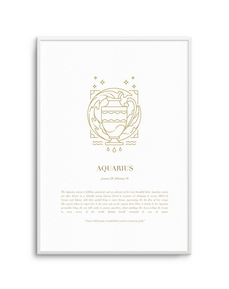 Aquarius | Celestial Zodiac Art Print-PRINT-Olive et Oriel-Olive et Oriel-A4 | 8.3" x 11.7" | 21 x 29.7cm-Unframed Art Print-With White Border-Buy-Australian-Art-Prints-Online-with-Olive-et-Oriel-Your-Artwork-Specialists-Austrailia-Decorate-With-Coastal-Photo-Wall-Art-Prints-From-Our-Beach-House-Artwork-Collection-Fine-Poster-and-Framed-Artwork