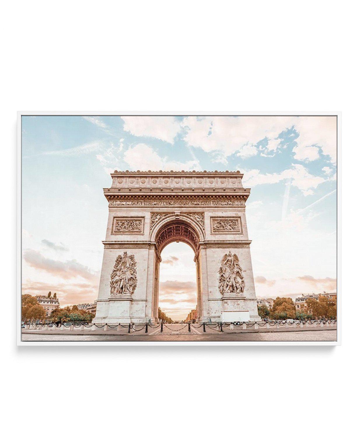 Arc De Triomphe, Champs-Elysees | Paris | Framed Canvas-CANVAS-You can shop wall art online with Olive et Oriel for everything from abstract art to fun kids wall art. Our beautiful modern art prints and canvas art are available from large canvas prints to wall art paintings and our proudly Australian artwork collection offers only the highest quality framed large wall art and canvas art Australia - You can buy fashion photography prints or Hampton print posters and paintings on canvas from Olive