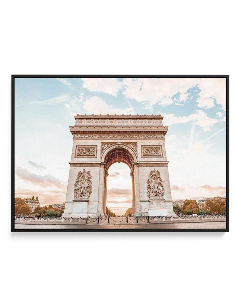 Arc De Triomphe, Champs-Elysees | Paris | Framed Canvas-CANVAS-You can shop wall art online with Olive et Oriel for everything from abstract art to fun kids wall art. Our beautiful modern art prints and canvas art are available from large canvas prints to wall art paintings and our proudly Australian artwork collection offers only the highest quality framed large wall art and canvas art Australia - You can buy fashion photography prints or Hampton print posters and paintings on canvas from Olive