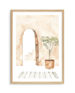 Arched Home Art Print-PRINT-Olive et Oriel-Olive et Oriel-A4 | 8.3" x 11.7" | 21 x 29.7cm-Oak-With White Border-Buy-Australian-Art-Prints-Online-with-Olive-et-Oriel-Your-Artwork-Specialists-Austrailia-Decorate-With-Coastal-Photo-Wall-Art-Prints-From-Our-Beach-House-Artwork-Collection-Fine-Poster-and-Framed-Artwork