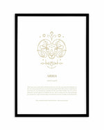 Aries | Celestial Zodiac Art Print-PRINT-Olive et Oriel-Olive et Oriel-A4 | 8.3" x 11.7" | 21 x 29.7cm-Black-With White Border-Buy-Australian-Art-Prints-Online-with-Olive-et-Oriel-Your-Artwork-Specialists-Austrailia-Decorate-With-Coastal-Photo-Wall-Art-Prints-From-Our-Beach-House-Artwork-Collection-Fine-Poster-and-Framed-Artwork