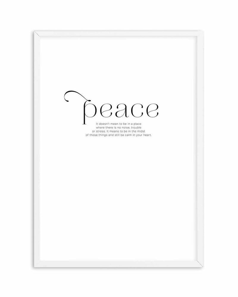 At Peace Art Print-PRINT-Olive et Oriel-Olive et Oriel-A4 | 8.3" x 11.7" | 21 x 29.7cm-White-With White Border-Buy-Australian-Art-Prints-Online-with-Olive-et-Oriel-Your-Artwork-Specialists-Austrailia-Decorate-With-Coastal-Photo-Wall-Art-Prints-From-Our-Beach-House-Artwork-Collection-Fine-Poster-and-Framed-Artwork