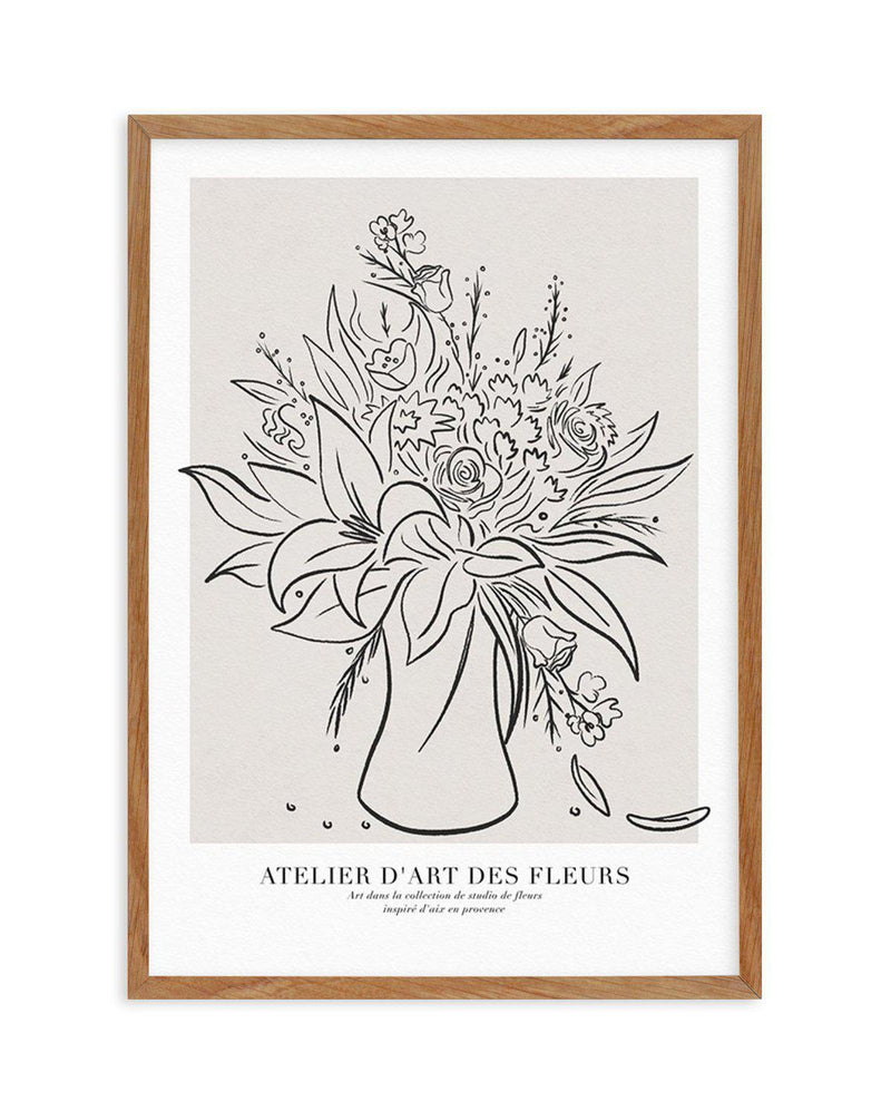 Atelier D'art Des Fleurs Art Print-PRINT-Olive et Oriel-Olive et Oriel-Buy-Australian-Art-Prints-Online-with-Olive-et-Oriel-Your-Artwork-Specialists-Austrailia-Decorate-With-Coastal-Photo-Wall-Art-Prints-From-Our-Beach-House-Artwork-Collection-Fine-Poster-and-Framed-Artwork