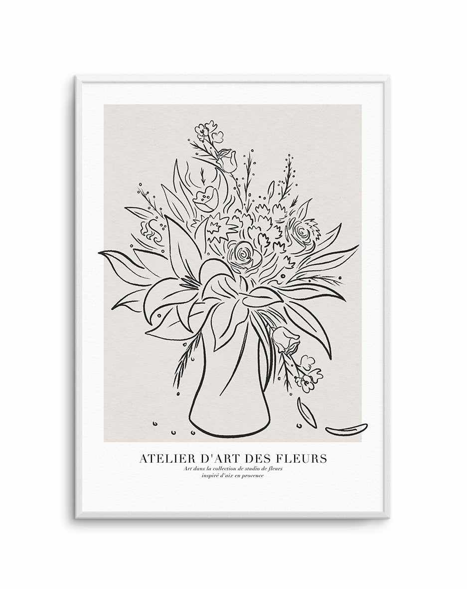 Atelier D'art Des Fleurs Art Print-PRINT-Olive et Oriel-Olive et Oriel-A5 | 5.8" x 8.3" | 14.8 x 21cm-Unframed Art Print-With White Border-Buy-Australian-Art-Prints-Online-with-Olive-et-Oriel-Your-Artwork-Specialists-Austrailia-Decorate-With-Coastal-Photo-Wall-Art-Prints-From-Our-Beach-House-Artwork-Collection-Fine-Poster-and-Framed-Artwork