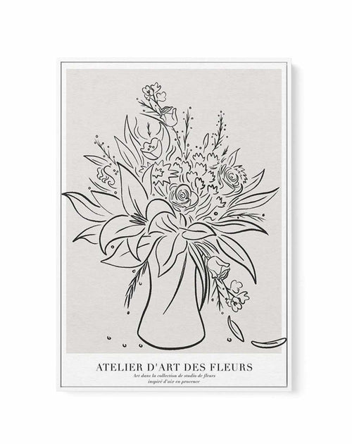 Atelier D'art Des Fleurs | Framed Canvas-CANVAS-You can shop wall art online with Olive et Oriel for everything from abstract art to fun kids wall art. Our beautiful modern art prints and canvas art are available from large canvas prints to wall art paintings and our proudly Australian artwork collection offers only the highest quality framed large wall art and canvas art Australia - You can buy fashion photography prints or Hampton print posters and paintings on canvas from Olive et Oriel and h