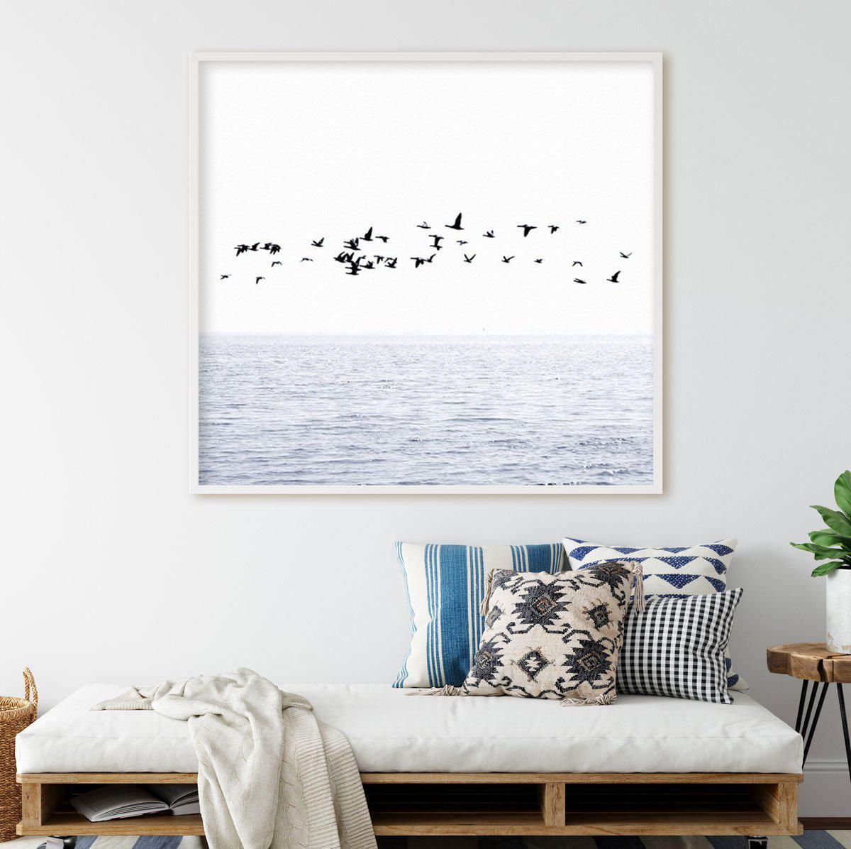 Atlantic | SQ Art Print-PRINT-Olive et Oriel-Olive et Oriel-Buy-Australian-Art-Prints-Online-with-Olive-et-Oriel-Your-Artwork-Specialists-Austrailia-Decorate-With-Coastal-Photo-Wall-Art-Prints-From-Our-Beach-House-Artwork-Collection-Fine-Poster-and-Framed-Artwork