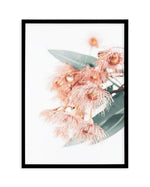 Pink Eucalyptus Art Print-PRINT-Olive et Oriel-Olive et Oriel-A5 | 5.8" x 8.3" | 14.8 x 21cm-Black-With White Border-Buy-Australian-Art-Prints-Online-with-Olive-et-Oriel-Your-Artwork-Specialists-Austrailia-Decorate-With-Coastal-Photo-Wall-Art-Prints-From-Our-Beach-House-Artwork-Collection-Fine-Poster-and-Framed-Artwork