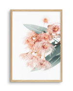 Pink Eucalyptus Art Print-PRINT-Olive et Oriel-Olive et Oriel-A5 | 5.8" x 8.3" | 14.8 x 21cm-Oak-With White Border-Buy-Australian-Art-Prints-Online-with-Olive-et-Oriel-Your-Artwork-Specialists-Austrailia-Decorate-With-Coastal-Photo-Wall-Art-Prints-From-Our-Beach-House-Artwork-Collection-Fine-Poster-and-Framed-Artwork