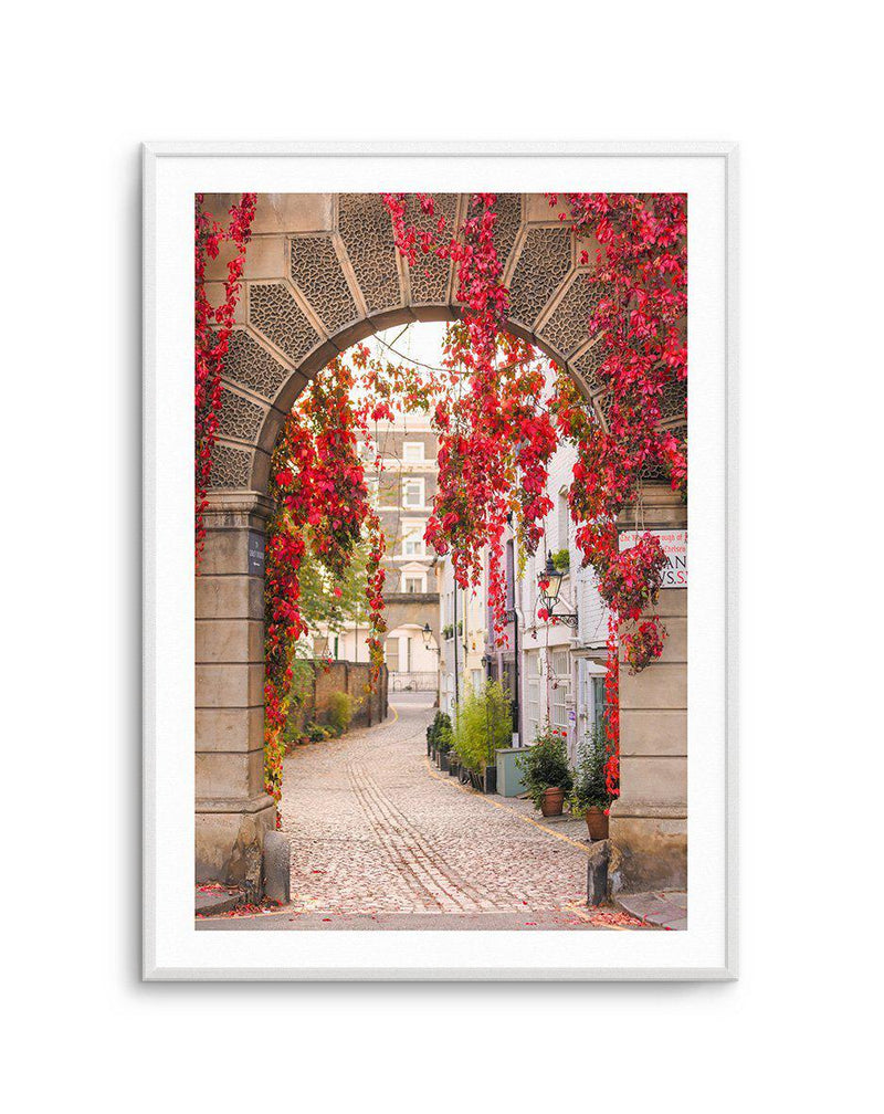 Autumn Archway, London Art Print-PRINT-Olive et Oriel-Olive et Oriel-A5 | 5.8" x 8.3" | 14.8 x 21cm-Unframed Art Print-With White Border-Buy-Australian-Art-Prints-Online-with-Olive-et-Oriel-Your-Artwork-Specialists-Austrailia-Decorate-With-Coastal-Photo-Wall-Art-Prints-From-Our-Beach-House-Artwork-Collection-Fine-Poster-and-Framed-Artwork