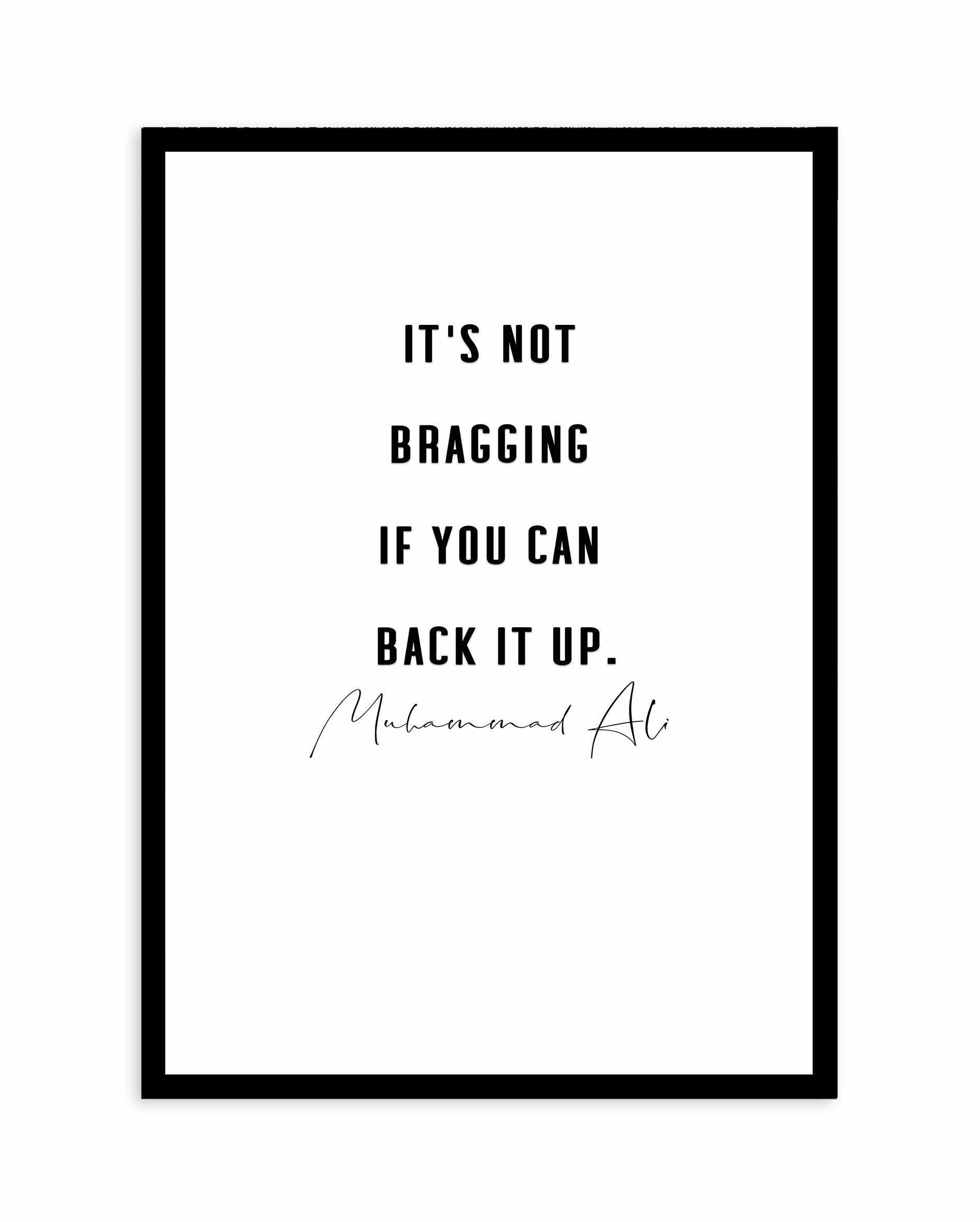 Back It Up | 2 Colour Options Art Print-PRINT-Olive et Oriel-Olive et Oriel-A4 | 8.3" x 11.7" | 21 x 29.7cm-Black-With White Border-Buy-Australian-Art-Prints-Online-with-Olive-et-Oriel-Your-Artwork-Specialists-Austrailia-Decorate-With-Coastal-Photo-Wall-Art-Prints-From-Our-Beach-House-Artwork-Collection-Fine-Poster-and-Framed-Artwork