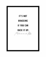 Back It Up | 2 Colour Options Art Print-PRINT-Olive et Oriel-Olive et Oriel-A4 | 8.3" x 11.7" | 21 x 29.7cm-Black-With White Border-Buy-Australian-Art-Prints-Online-with-Olive-et-Oriel-Your-Artwork-Specialists-Austrailia-Decorate-With-Coastal-Photo-Wall-Art-Prints-From-Our-Beach-House-Artwork-Collection-Fine-Poster-and-Framed-Artwork