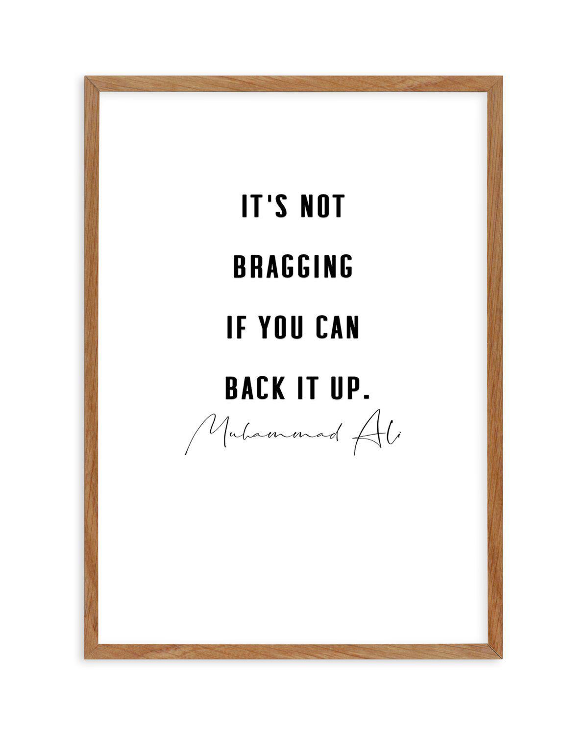 Back It Up | 2 Colour Options Art Print-PRINT-Olive et Oriel-Olive et Oriel-50x70 cm | 19.6" x 27.5"-Walnut-With White Border-Buy-Australian-Art-Prints-Online-with-Olive-et-Oriel-Your-Artwork-Specialists-Austrailia-Decorate-With-Coastal-Photo-Wall-Art-Prints-From-Our-Beach-House-Artwork-Collection-Fine-Poster-and-Framed-Artwork