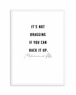 Back It Up | 2 Colour Options Art Print-PRINT-Olive et Oriel-Olive et Oriel-A4 | 8.3" x 11.7" | 21 x 29.7cm-White-With White Border-Buy-Australian-Art-Prints-Online-with-Olive-et-Oriel-Your-Artwork-Specialists-Austrailia-Decorate-With-Coastal-Photo-Wall-Art-Prints-From-Our-Beach-House-Artwork-Collection-Fine-Poster-and-Framed-Artwork