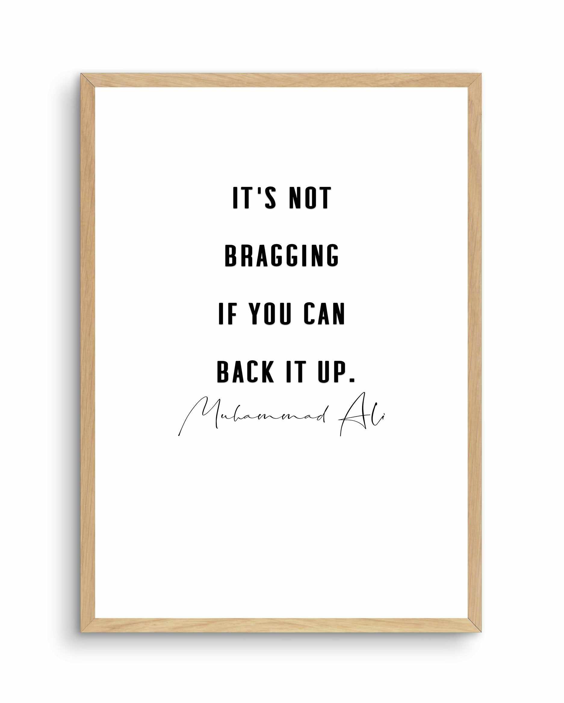 Back It Up | 2 Colour Options Art Print-PRINT-Olive et Oriel-Olive et Oriel-A4 | 8.3" x 11.7" | 21 x 29.7cm-Oak-With White Border-Buy-Australian-Art-Prints-Online-with-Olive-et-Oriel-Your-Artwork-Specialists-Austrailia-Decorate-With-Coastal-Photo-Wall-Art-Prints-From-Our-Beach-House-Artwork-Collection-Fine-Poster-and-Framed-Artwork