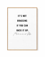 Back It Up | 2 Colour Options | Framed Canvas
