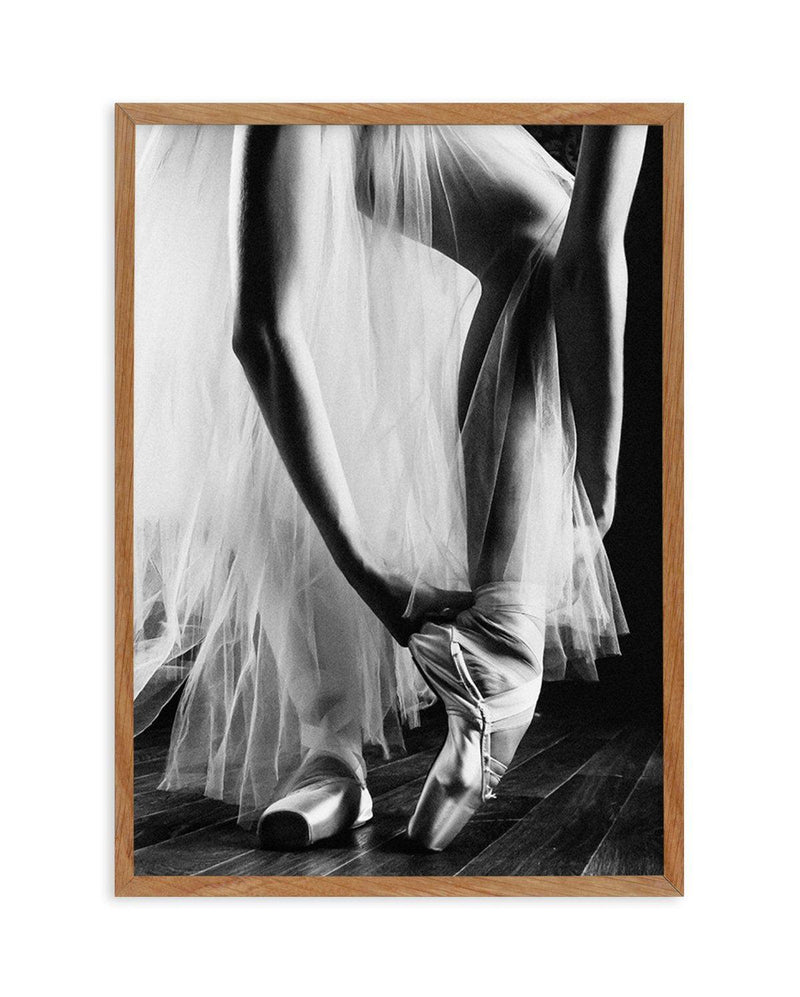 Ballerina I Art Print-PRINT-Olive et Oriel-Olive et Oriel-50x70 cm | 19.6" x 27.5"-Walnut-With White Border-Buy-Australian-Art-Prints-Online-with-Olive-et-Oriel-Your-Artwork-Specialists-Austrailia-Decorate-With-Coastal-Photo-Wall-Art-Prints-From-Our-Beach-House-Artwork-Collection-Fine-Poster-and-Framed-Artwork