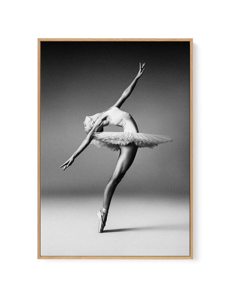 Ballerina II | Framed Canvas-CANVAS-You can shop wall art online with Olive et Oriel for everything from abstract art to fun kids wall art. Our beautiful modern art prints and canvas art are available from large canvas prints to wall art paintings and our proudly Australian artwork collection offers only the highest quality framed large wall art and canvas art Australia - You can buy fashion photography prints or Hampton print posters and paintings on canvas from Olive et Oriel and have them del