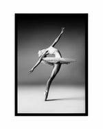 Ballerina II Art Print-PRINT-Olive et Oriel-Olive et Oriel-A5 | 5.8" x 8.3" | 14.8 x 21cm-Black-With White Border-Buy-Australian-Art-Prints-Online-with-Olive-et-Oriel-Your-Artwork-Specialists-Austrailia-Decorate-With-Coastal-Photo-Wall-Art-Prints-From-Our-Beach-House-Artwork-Collection-Fine-Poster-and-Framed-Artwork