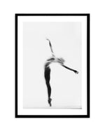 Ballerina Silhouette I Art Print-PRINT-Olive et Oriel-Olive et Oriel-A5 | 5.8" x 8.3" | 14.8 x 21cm-Black-With White Border-Buy-Australian-Art-Prints-Online-with-Olive-et-Oriel-Your-Artwork-Specialists-Austrailia-Decorate-With-Coastal-Photo-Wall-Art-Prints-From-Our-Beach-House-Artwork-Collection-Fine-Poster-and-Framed-Artwork