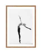 Ballerina Silhouette I Art Print-PRINT-Olive et Oriel-Olive et Oriel-50x70 cm | 19.6" x 27.5"-Walnut-With White Border-Buy-Australian-Art-Prints-Online-with-Olive-et-Oriel-Your-Artwork-Specialists-Austrailia-Decorate-With-Coastal-Photo-Wall-Art-Prints-From-Our-Beach-House-Artwork-Collection-Fine-Poster-and-Framed-Artwork