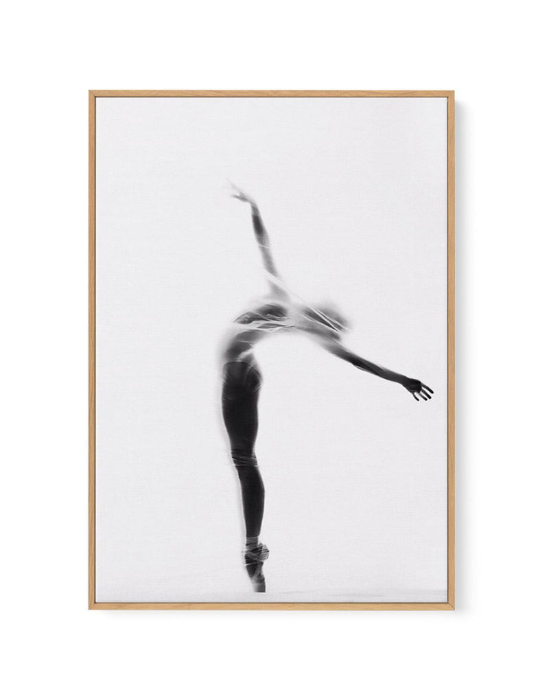 Ballerina Silhouette I | Framed Canvas-CANVAS-You can shop wall art online with Olive et Oriel for everything from abstract art to fun kids wall art. Our beautiful modern art prints and canvas art are available from large canvas prints to wall art paintings and our proudly Australian artwork collection offers only the highest quality framed large wall art and canvas art Australia - You can buy fashion photography prints or Hampton print posters and paintings on canvas from Olive et Oriel and hav