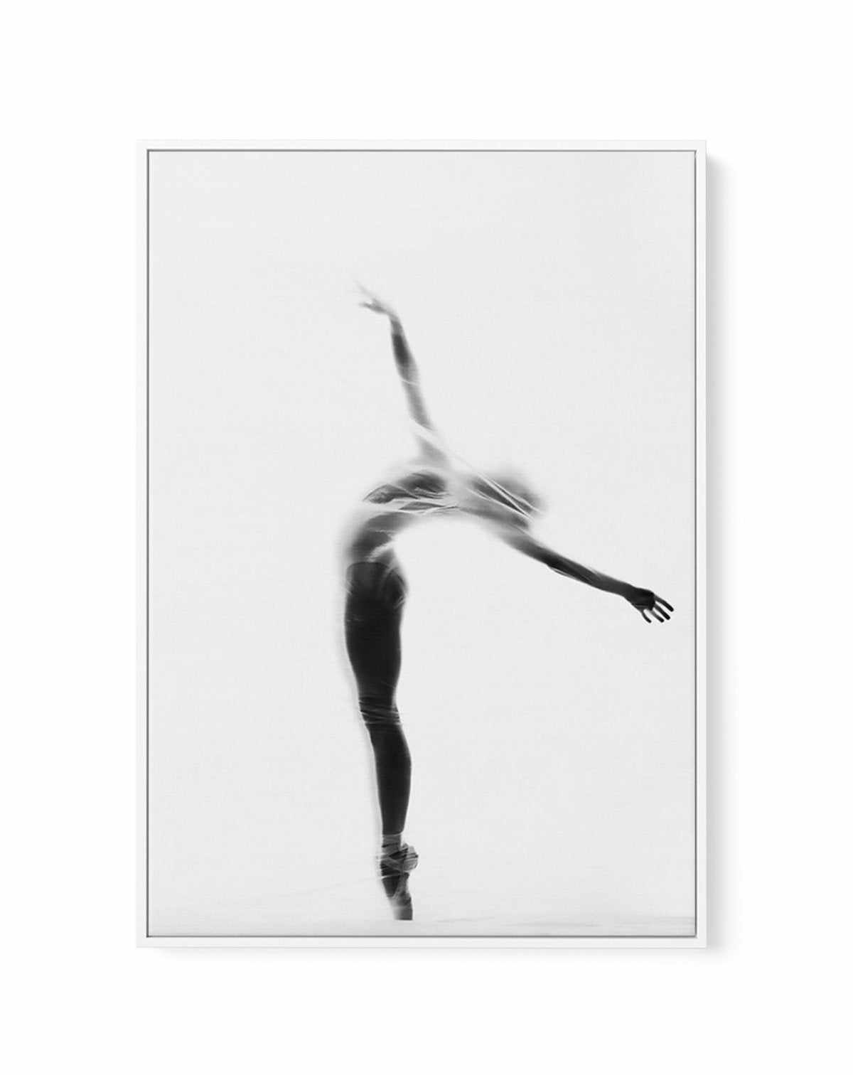 Ballerina Silhouette I | Framed Canvas-CANVAS-You can shop wall art online with Olive et Oriel for everything from abstract art to fun kids wall art. Our beautiful modern art prints and canvas art are available from large canvas prints to wall art paintings and our proudly Australian artwork collection offers only the highest quality framed large wall art and canvas art Australia - You can buy fashion photography prints or Hampton print posters and paintings on canvas from Olive et Oriel and hav