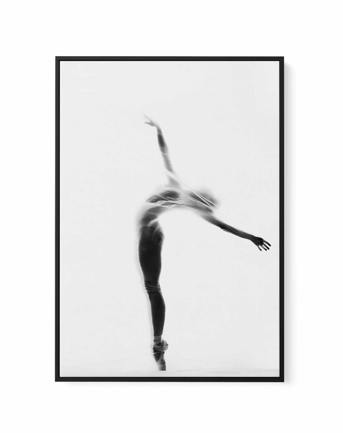 Ballerina Silhouette I | Framed Canvas-CANVAS-You can shop wall art online with Olive et Oriel for everything from abstract art to fun kids wall art. Our beautiful modern art prints and canvas art are available from large canvas prints to wall art paintings and our proudly Australian artwork collection offers only the highest quality framed large wall art and canvas art Australia - You can buy fashion photography prints or Hampton print posters and paintings on canvas from Olive et Oriel and hav