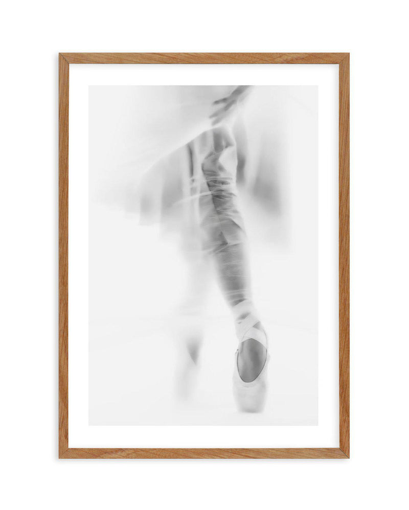 Ballerina Silhouette II Art Print-PRINT-Olive et Oriel-Olive et Oriel-50x70 cm | 19.6" x 27.5"-Walnut-With White Border-Buy-Australian-Art-Prints-Online-with-Olive-et-Oriel-Your-Artwork-Specialists-Austrailia-Decorate-With-Coastal-Photo-Wall-Art-Prints-From-Our-Beach-House-Artwork-Collection-Fine-Poster-and-Framed-Artwork