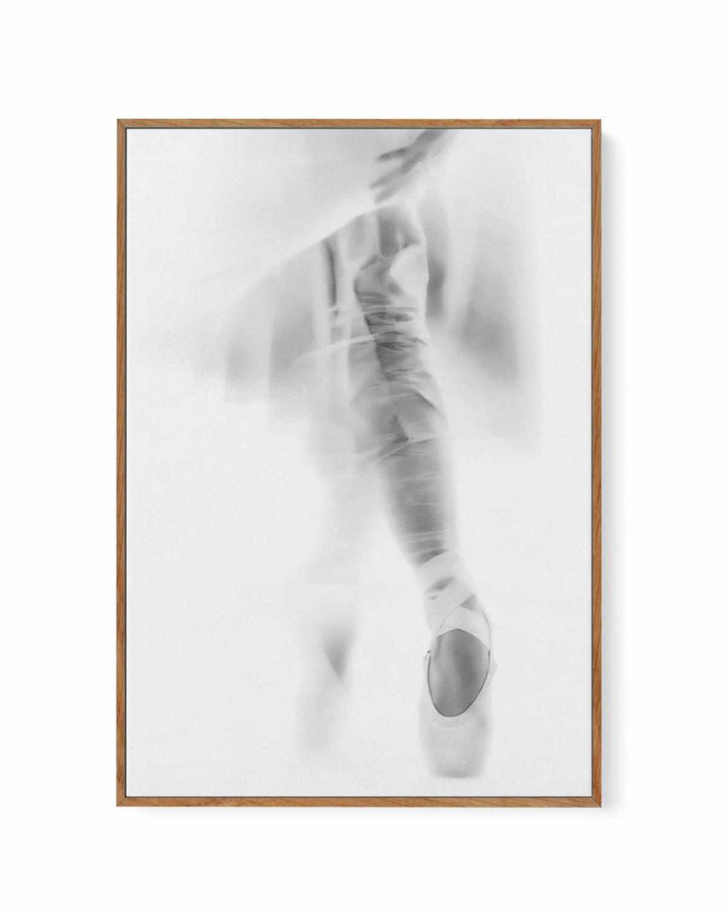 Ballerina Silhouette II | Framed Canvas Art Print