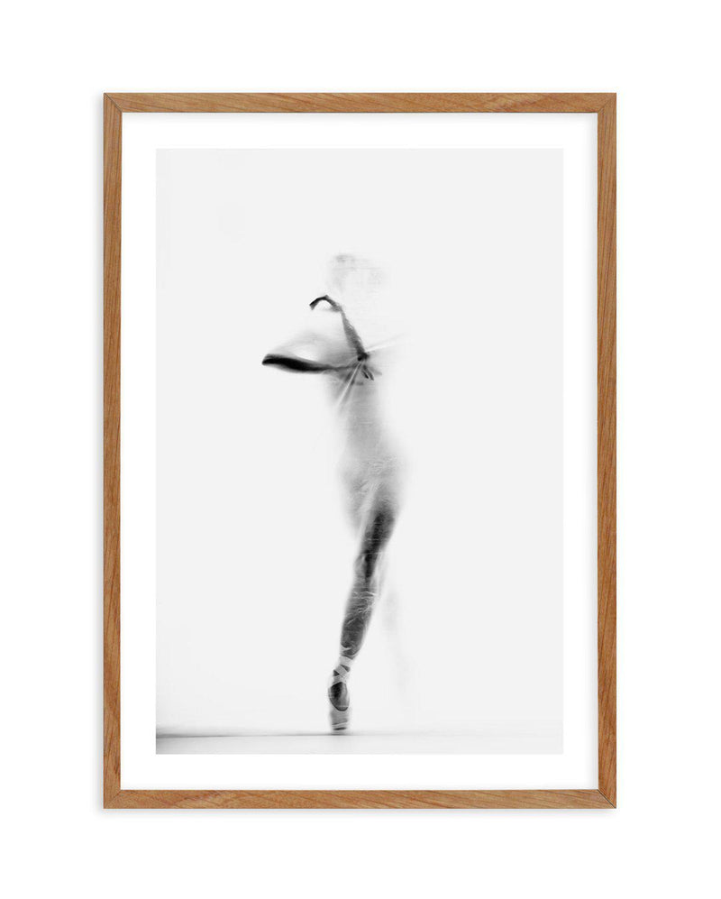 Ballerina Silhouette III Art Print-PRINT-Olive et Oriel-Olive et Oriel-50x70 cm | 19.6" x 27.5"-Walnut-With White Border-Buy-Australian-Art-Prints-Online-with-Olive-et-Oriel-Your-Artwork-Specialists-Austrailia-Decorate-With-Coastal-Photo-Wall-Art-Prints-From-Our-Beach-House-Artwork-Collection-Fine-Poster-and-Framed-Artwork