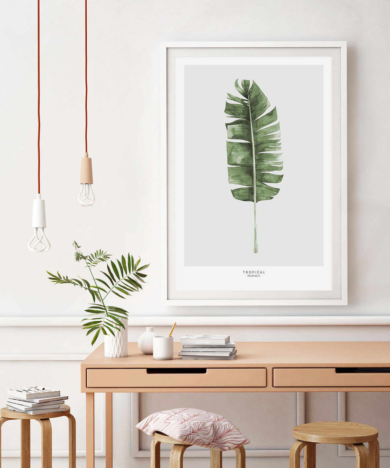 Banana Leaf II Art Print-PRINT-Olive et Oriel-Olive et Oriel-Buy-Australian-Art-Prints-Online-with-Olive-et-Oriel-Your-Artwork-Specialists-Austrailia-Decorate-With-Coastal-Photo-Wall-Art-Prints-From-Our-Beach-House-Artwork-Collection-Fine-Poster-and-Framed-Artwork