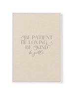 Be Patient | Framed Canvas-CANVAS-You can shop wall art online with Olive et Oriel for everything from abstract art to fun kids wall art. Our beautiful modern art prints and canvas art are available from large canvas prints to wall art paintings and our proudly Australian artwork collection offers only the highest quality framed large wall art and canvas art Australia - You can buy fashion photography prints or Hampton print posters and paintings on canvas from Olive et Oriel and have them deliv