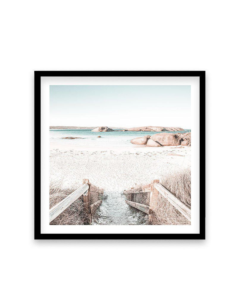 Beach Days Esperance SQ Art Print-Print-Olive et Oriel-Olive et Oriel-70x70 cm | 27.5" x 27.5"-Black-With White Border-Buy-Australian-Art-Prints-Online-with-Olive-et-Oriel-Your-Artwork-Specialists-Austrailia-Decorate-With-Coastal-Photo-Wall-Art-Prints-From-Our-Beach-House-Artwork-Collection-Fine-Poster-and-Framed-Artwork