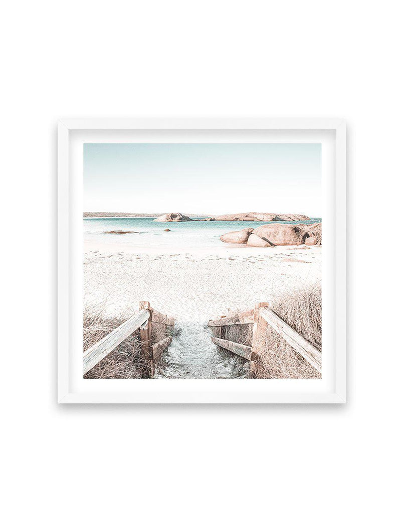 Beach Days Esperance SQ Art Print-Print-Olive et Oriel-Olive et Oriel-70x70 cm | 27.5" x 27.5"-White-With White Border-Buy-Australian-Art-Prints-Online-with-Olive-et-Oriel-Your-Artwork-Specialists-Austrailia-Decorate-With-Coastal-Photo-Wall-Art-Prints-From-Our-Beach-House-Artwork-Collection-Fine-Poster-and-Framed-Artwork