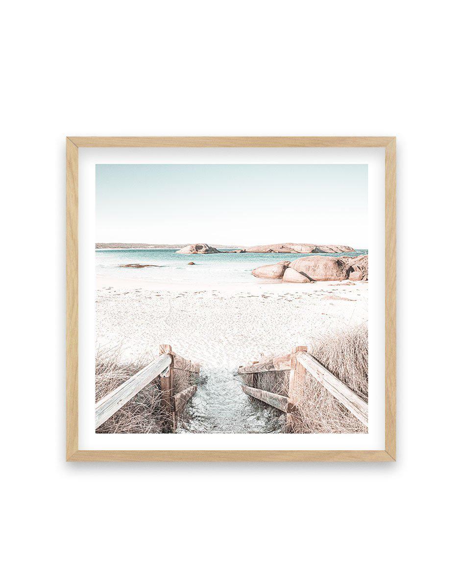 Beach Days Esperance SQ Art Print-Print-Olive et Oriel-Olive et Oriel-70x70 cm | 27.5" x 27.5"-Oak-With White Border-Buy-Australian-Art-Prints-Online-with-Olive-et-Oriel-Your-Artwork-Specialists-Austrailia-Decorate-With-Coastal-Photo-Wall-Art-Prints-From-Our-Beach-House-Artwork-Collection-Fine-Poster-and-Framed-Artwork