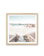 Beach Days Esperance SQ Art Print-Print-Olive et Oriel-Olive et Oriel-70x70 cm | 27.5" x 27.5"-Oak-With White Border-Buy-Australian-Art-Prints-Online-with-Olive-et-Oriel-Your-Artwork-Specialists-Austrailia-Decorate-With-Coastal-Photo-Wall-Art-Prints-From-Our-Beach-House-Artwork-Collection-Fine-Poster-and-Framed-Artwork