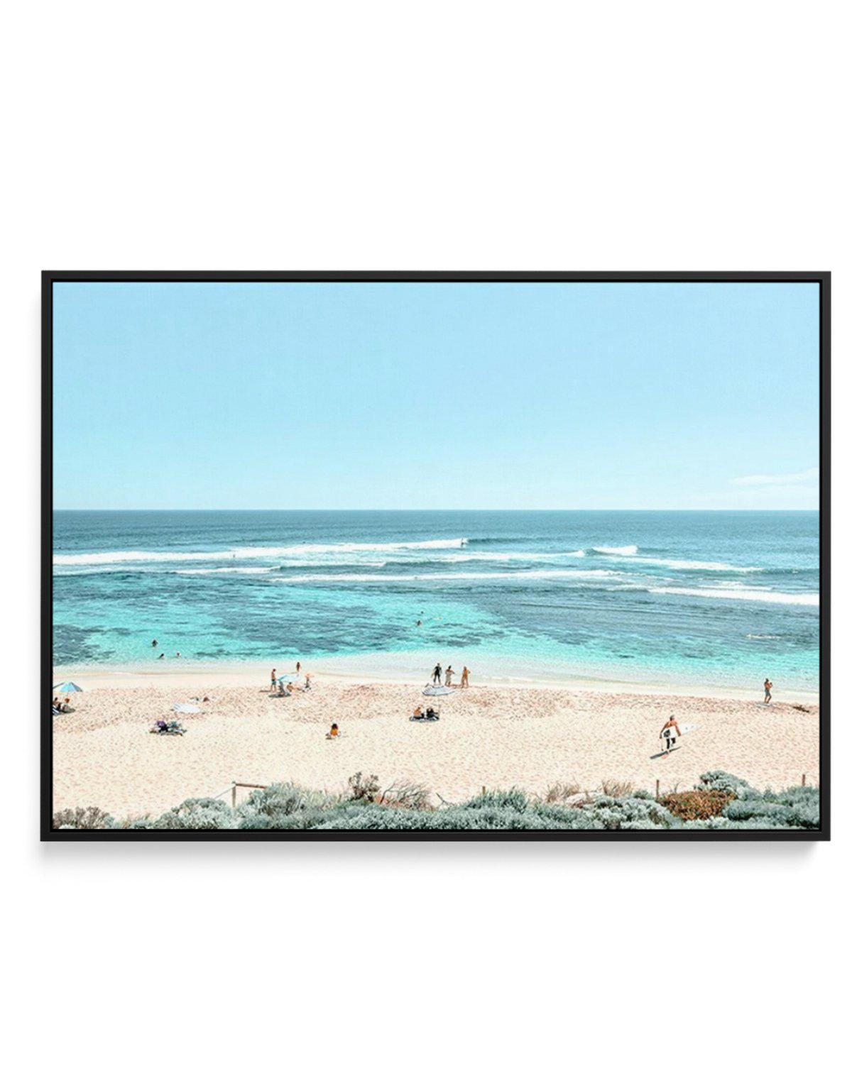 Beach Days, Yallingup | Framed Canvas-CANVAS-You can shop wall art online with Olive et Oriel for everything from abstract art to fun kids wall art. Our beautiful modern art prints and canvas art are available from large canvas prints to wall art paintings and our proudly Australian artwork collection offers only the highest quality framed large wall art and canvas art Australia - You can buy fashion photography prints or Hampton print posters and paintings on canvas from Olive et Oriel and have