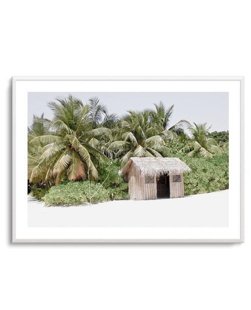 Beach Hut Art Print-PRINT-Olive et Oriel-Olive et Oriel-A5 | 5.8" x 8.3" | 14.8 x 21cm-Unframed Art Print-With White Border-Buy-Australian-Art-Prints-Online-with-Olive-et-Oriel-Your-Artwork-Specialists-Austrailia-Decorate-With-Coastal-Photo-Wall-Art-Prints-From-Our-Beach-House-Artwork-Collection-Fine-Poster-and-Framed-Artwork