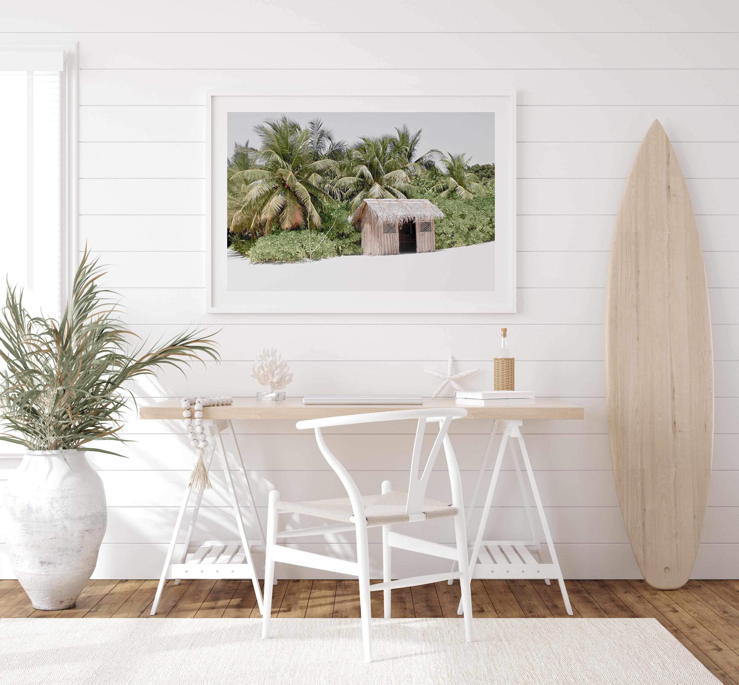 Beach Hut Art Print-PRINT-Olive et Oriel-Olive et Oriel-Buy-Australian-Art-Prints-Online-with-Olive-et-Oriel-Your-Artwork-Specialists-Austrailia-Decorate-With-Coastal-Photo-Wall-Art-Prints-From-Our-Beach-House-Artwork-Collection-Fine-Poster-and-Framed-Artwork